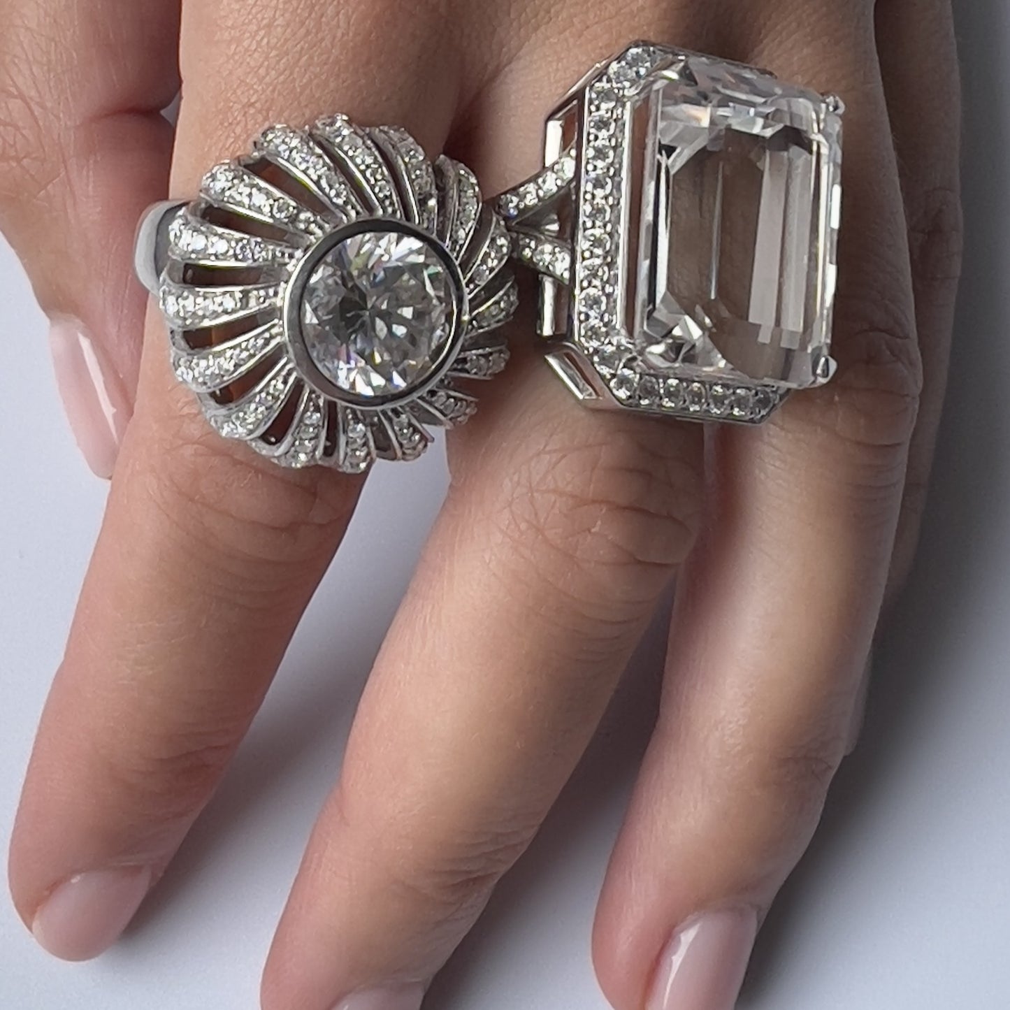 Forma Pasha Ring – White Diamond