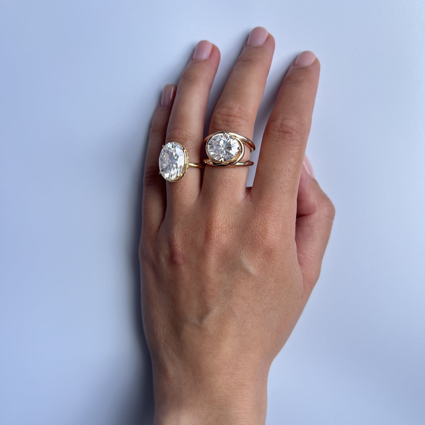 Velara Twist Ring – Yellow Sapphire