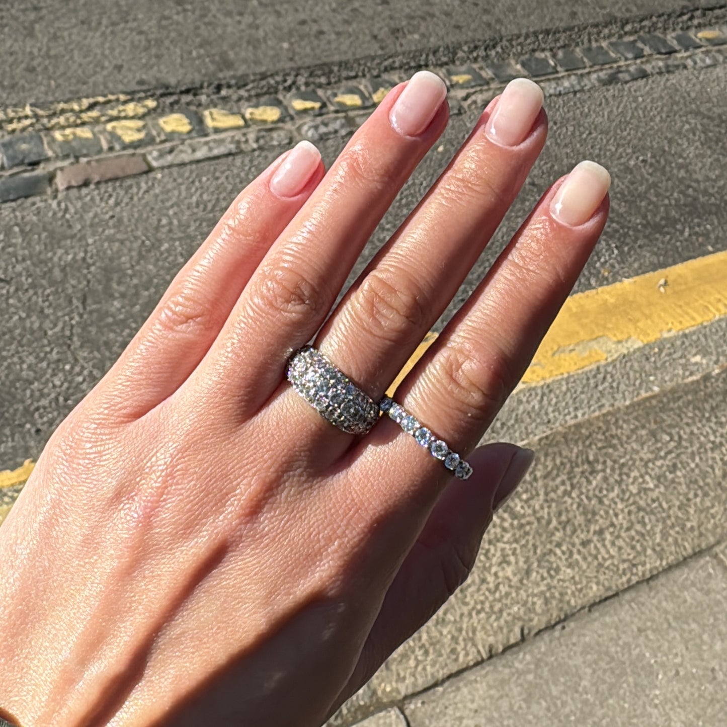 Linea Demi Grande Ring – Light Pink Sapphire