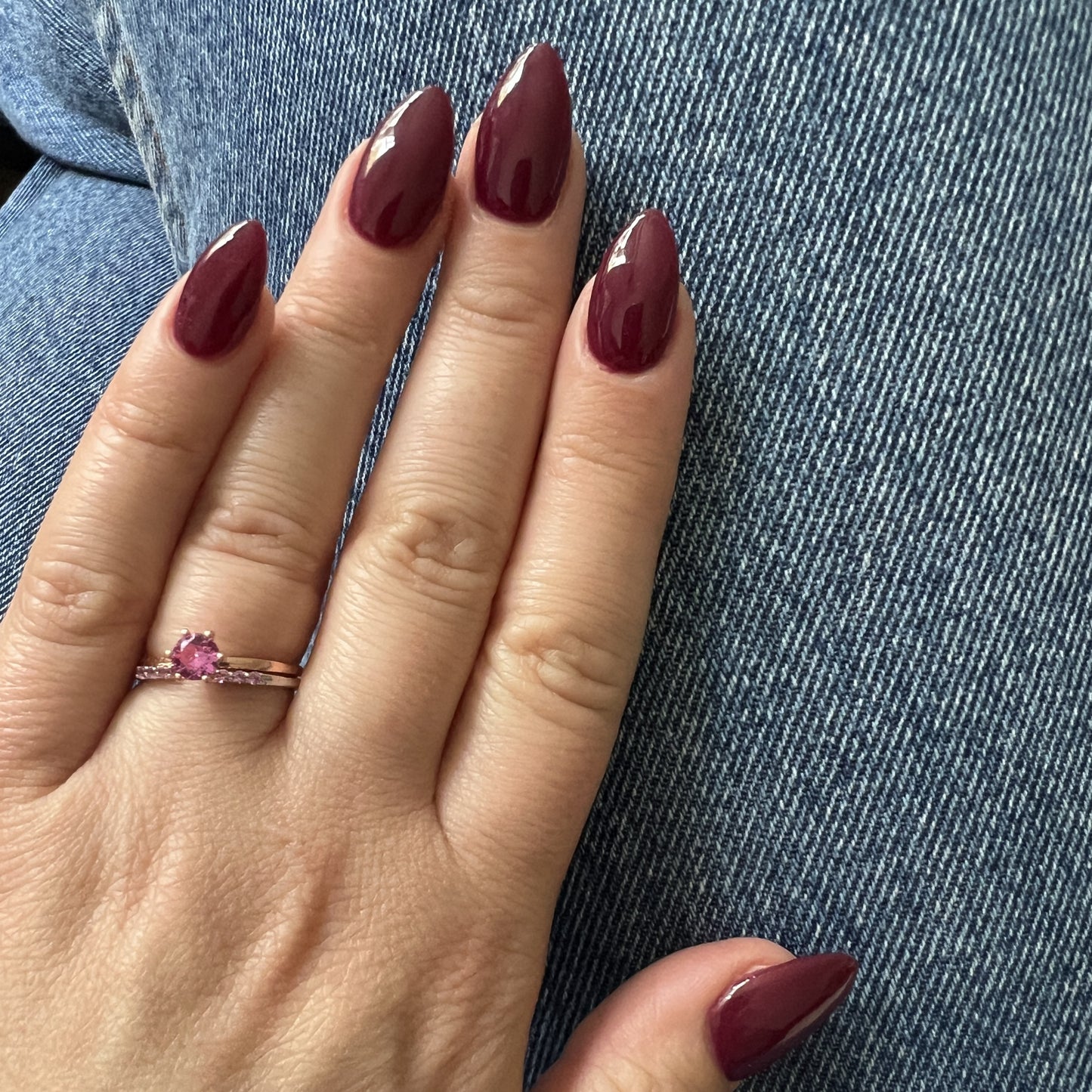 Juno Solitaire Ring – Red Ruby