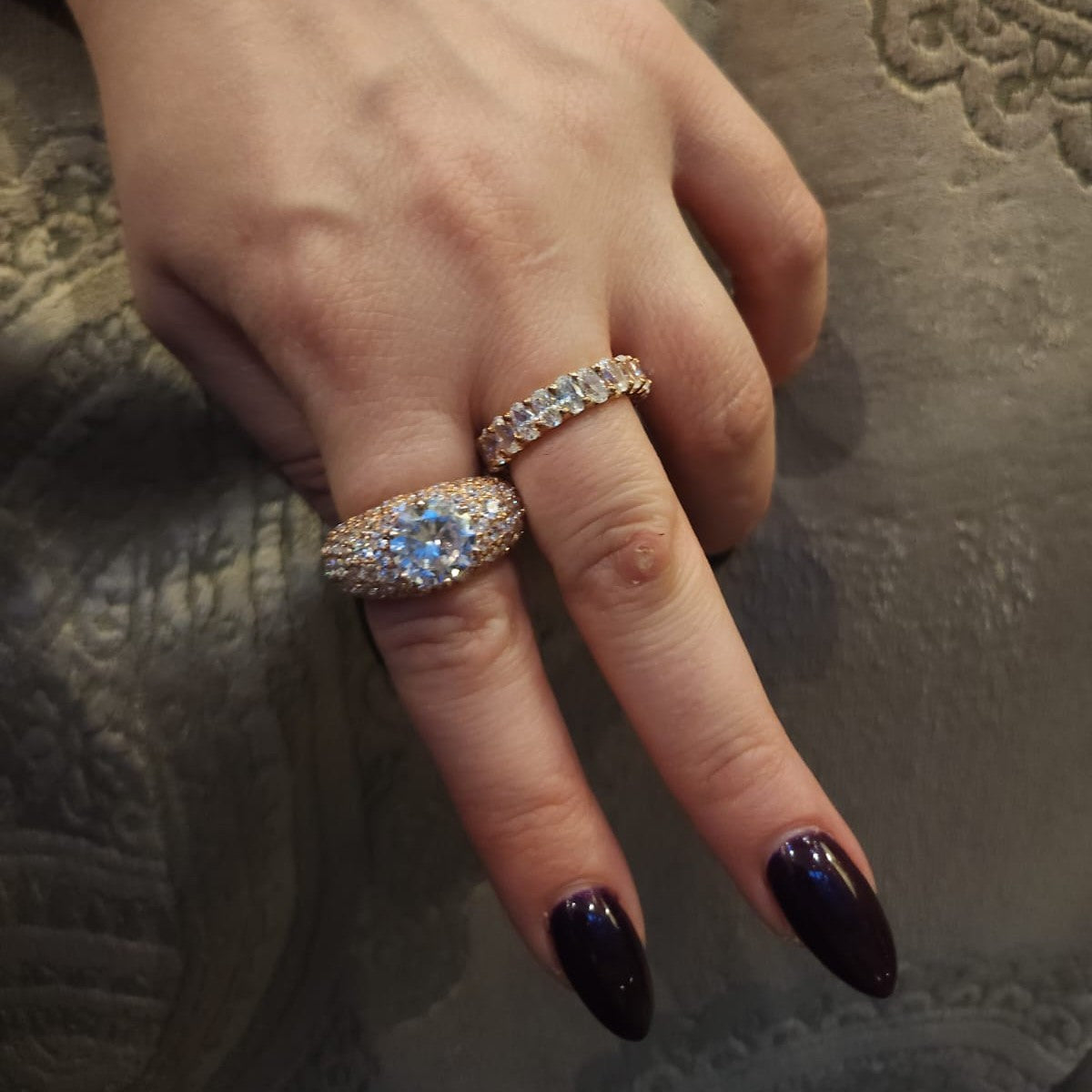 Velara Eternity Ring – Yellow Sapphire