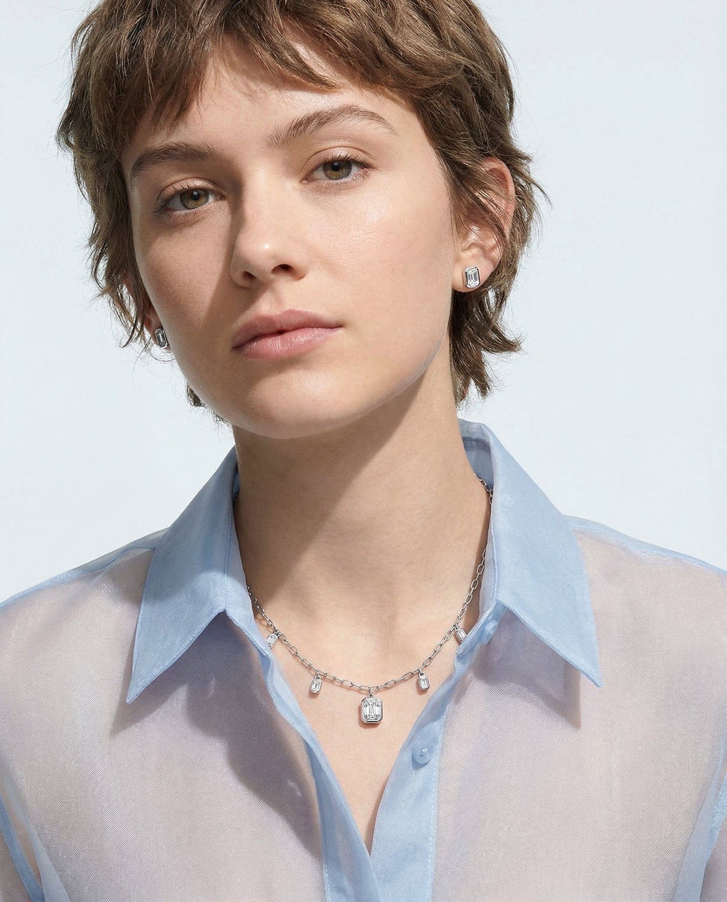 Nexus Frame Harmony Necklace – White Diamond