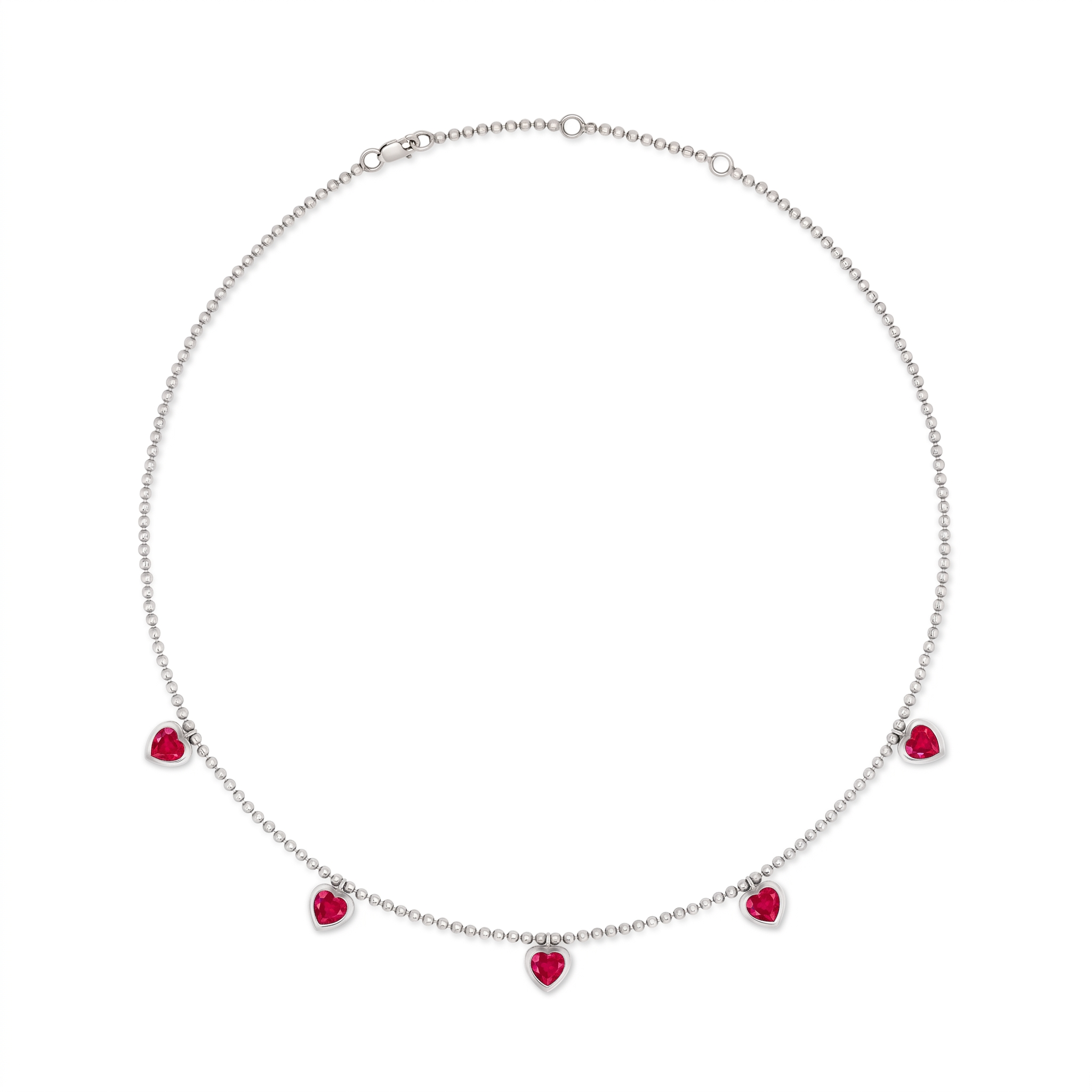 Amore Harmony Necklace – Red Ruby