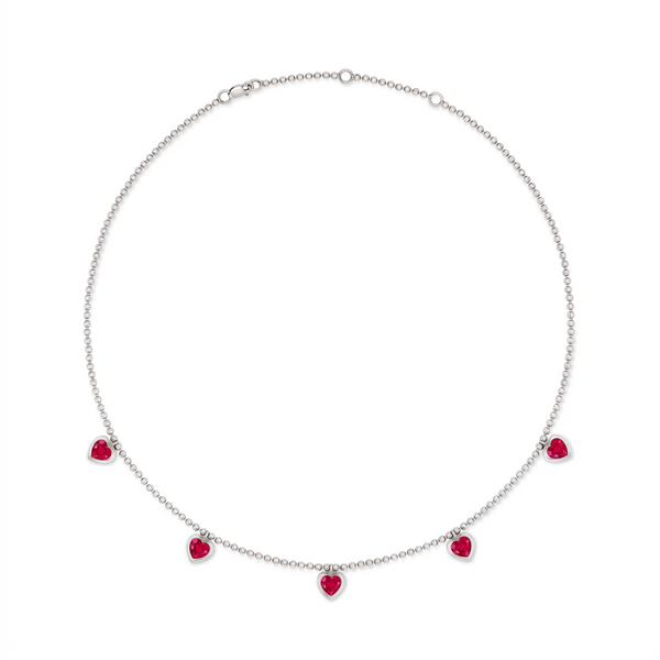 Amore Harmony Necklace – Red Ruby