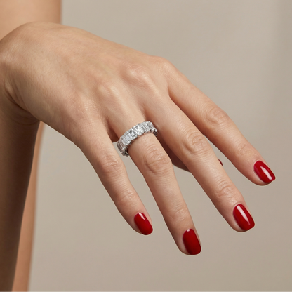 Nexus Eternity Ring – White Diamond
