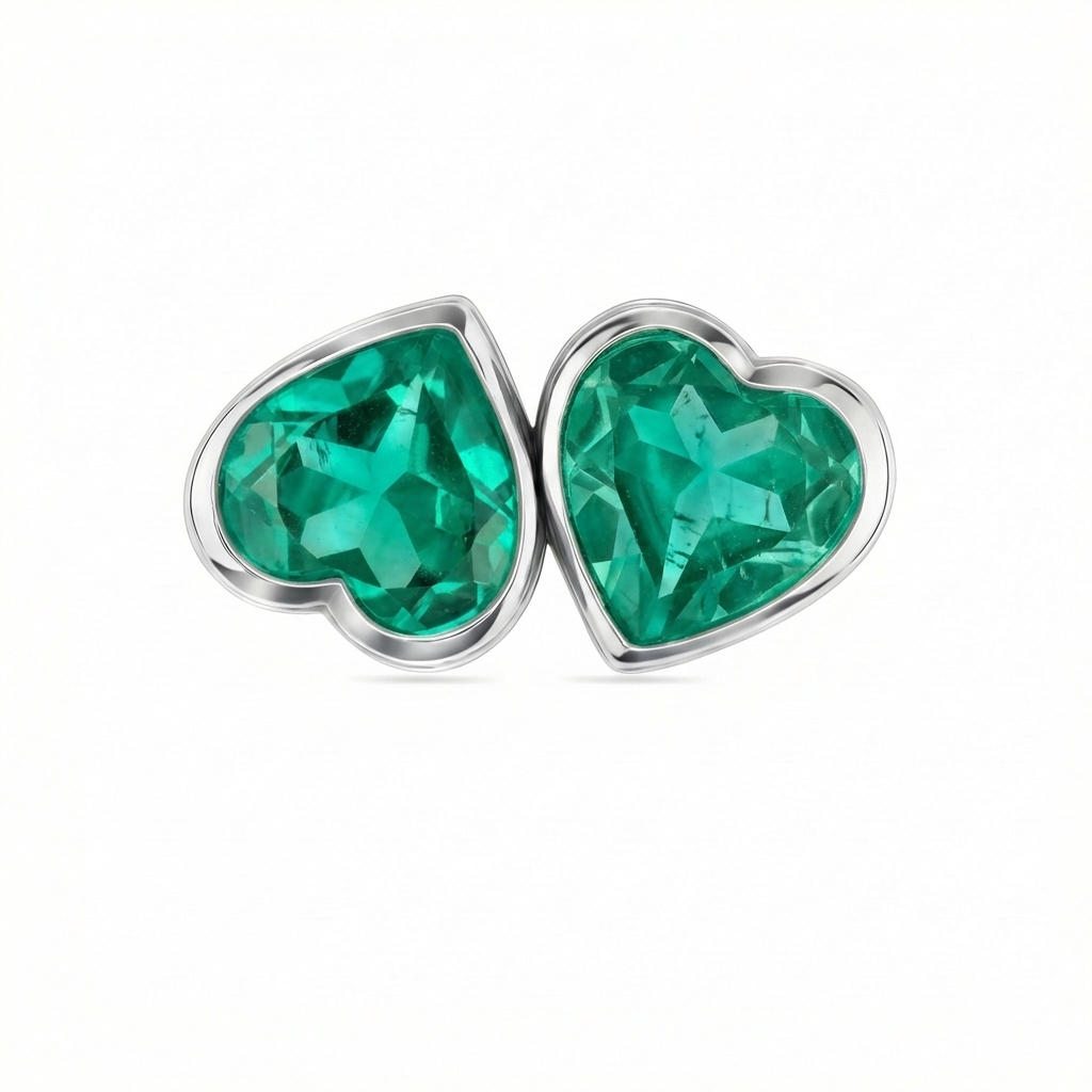 Amore Double Signet Ring – Colombian Green Emerald