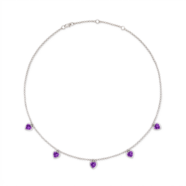 Amore Harmony Necklace – Purple Sapphire