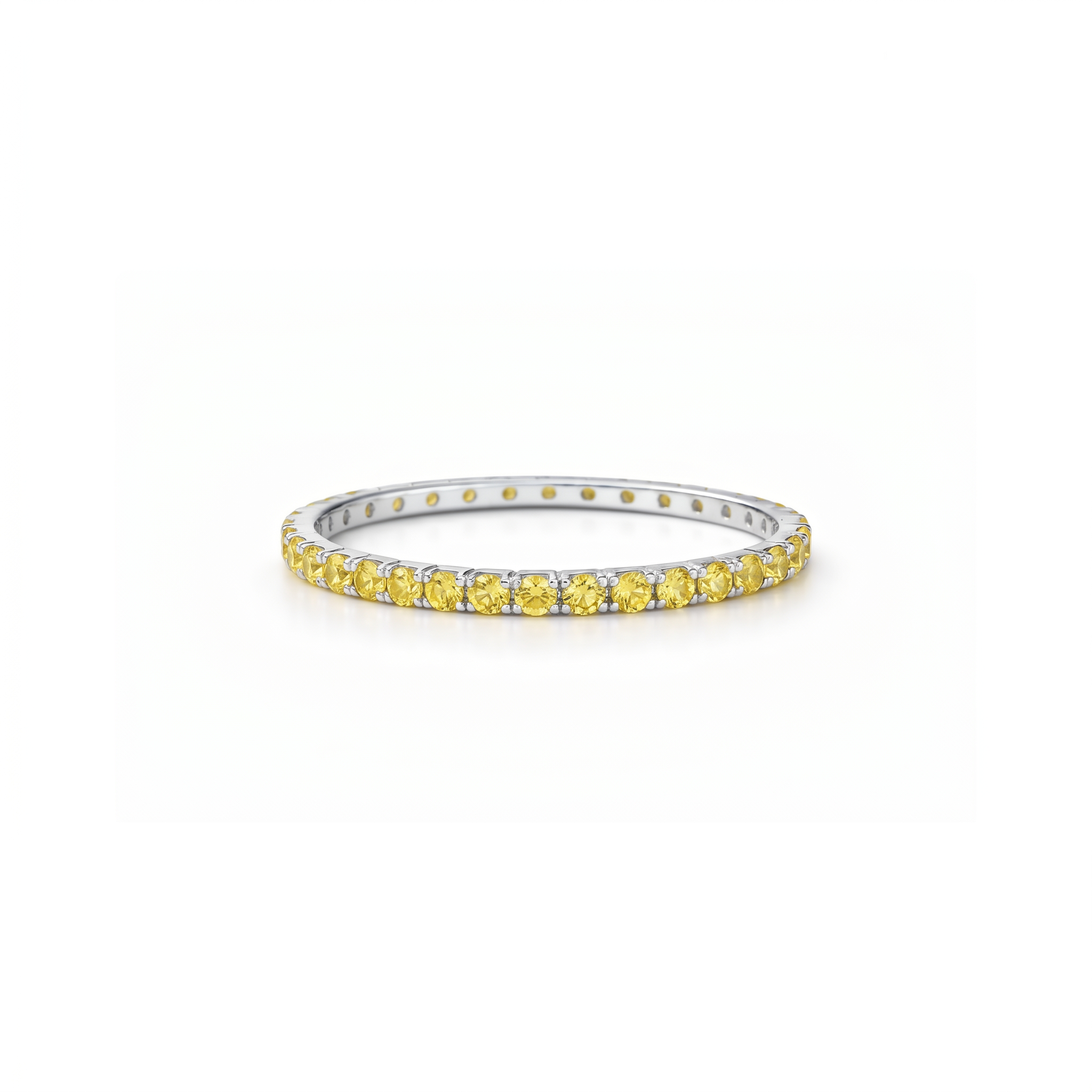 Linea Mini Ring – Yellow Sapphire