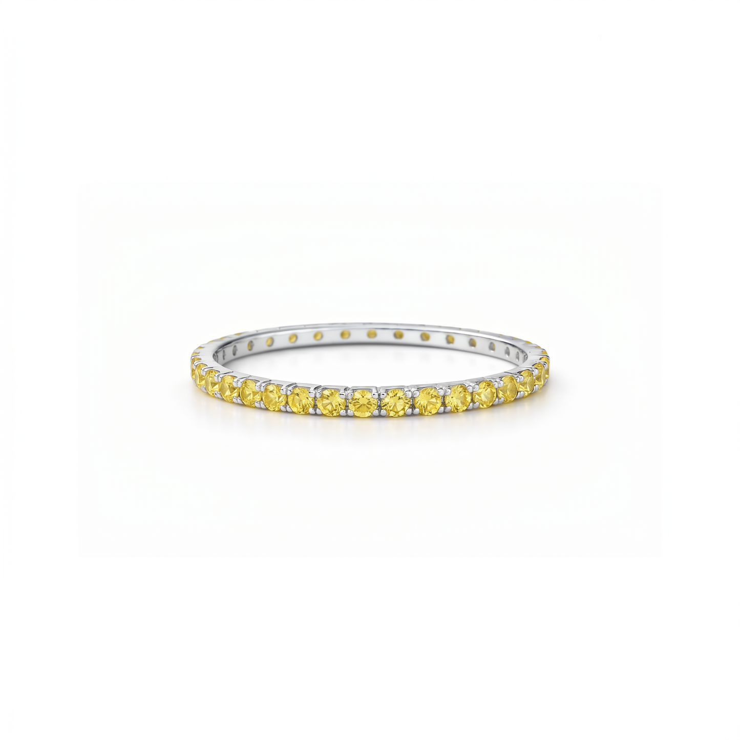 Linea Mini Ring – Yellow Sapphire