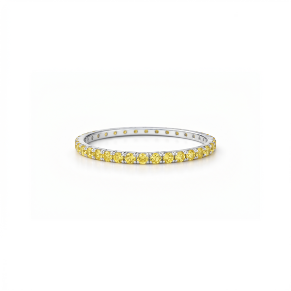 Linea Mini Ring – Yellow Sapphire