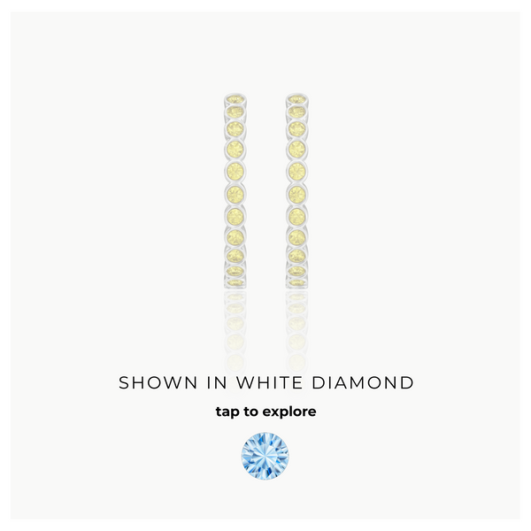 Forma Grande Hoop Earrings – Light Blue Aquamarine
