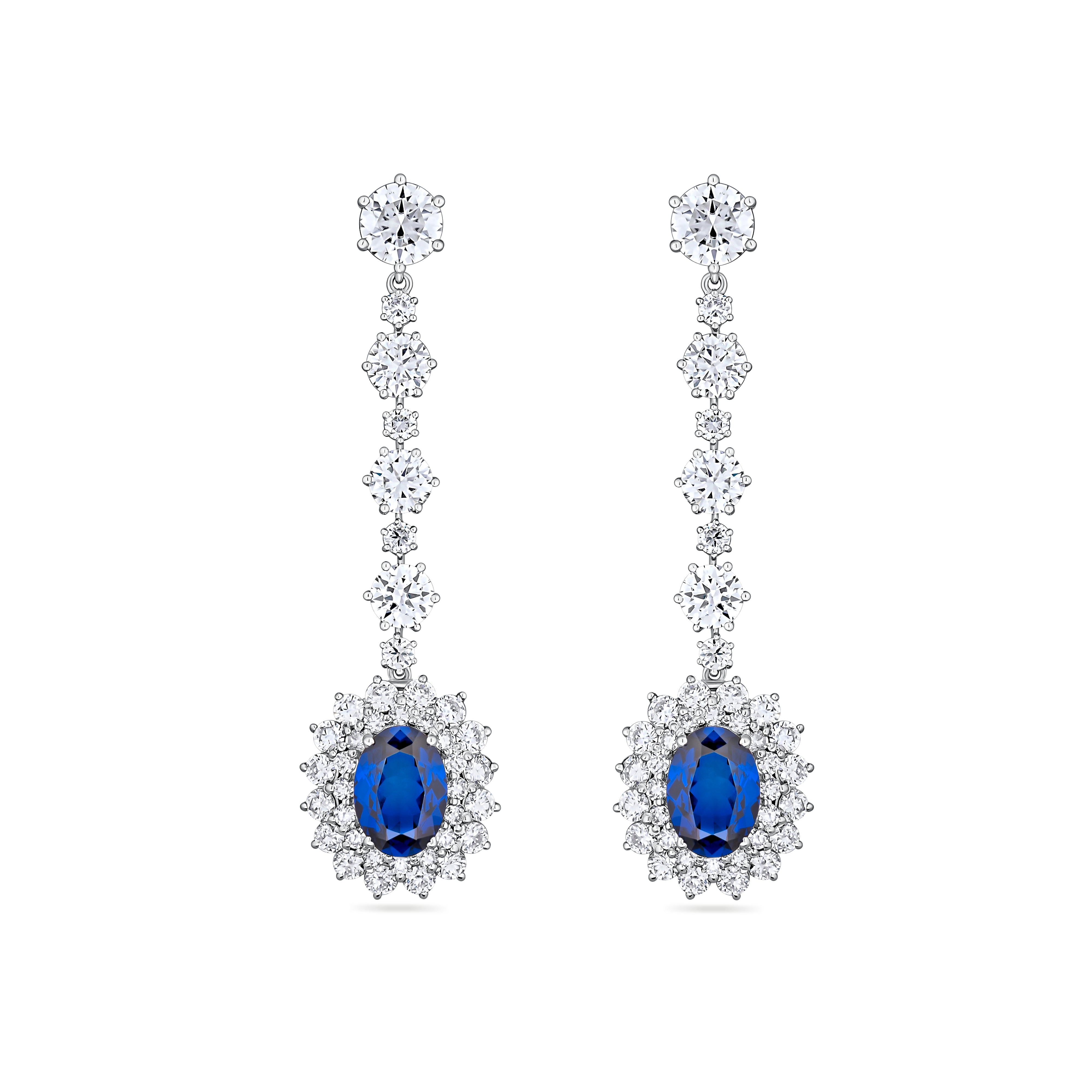 Velara Regina Earrings – Blue Sapphire
