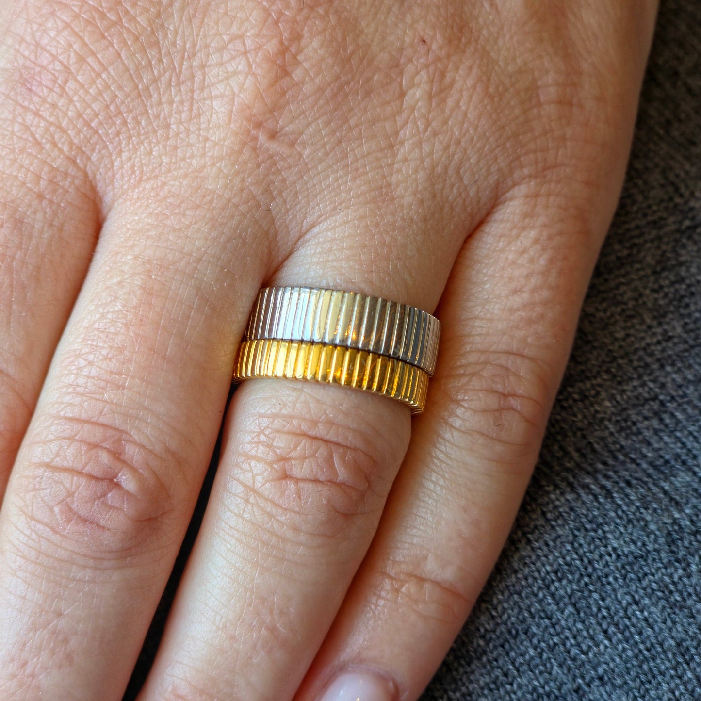 Ridge Midi Ring