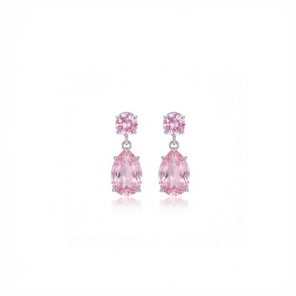 Nova Duet Earrings – Light Pink Sapphire