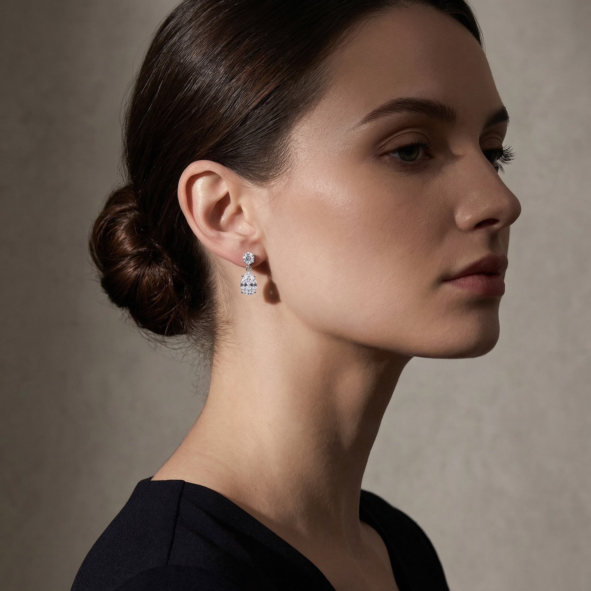 Nova Duet Earrings – White Diamond