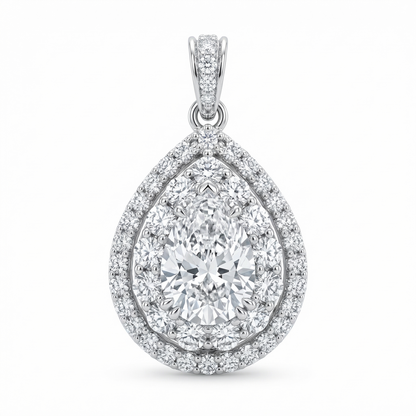 Nova Grand Pendant – White Diamond