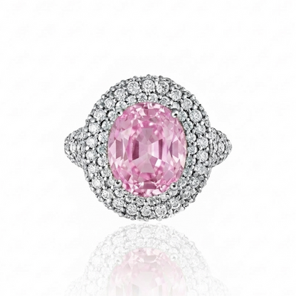 Velara Statement Ring – Light Pink Sapphire