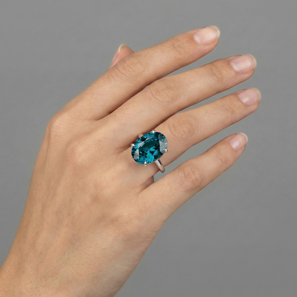 Teal Blue Spinel