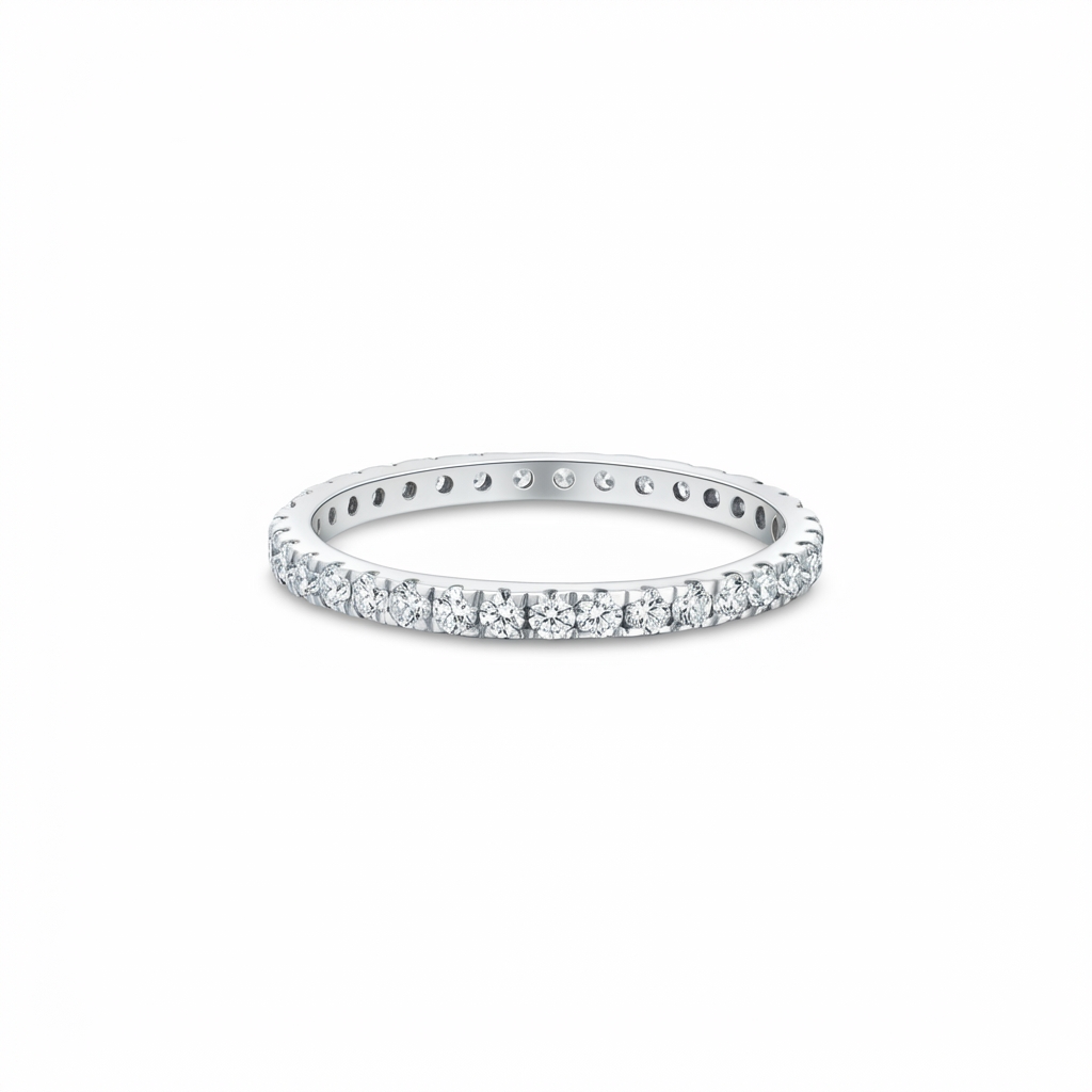 Linea Mini Ring – White Diamond