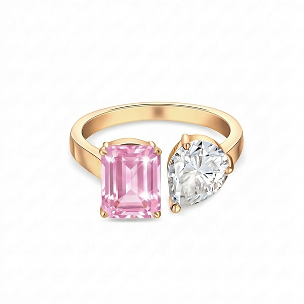 Nova Toi & Moi Ring – Light Pink Sapphire