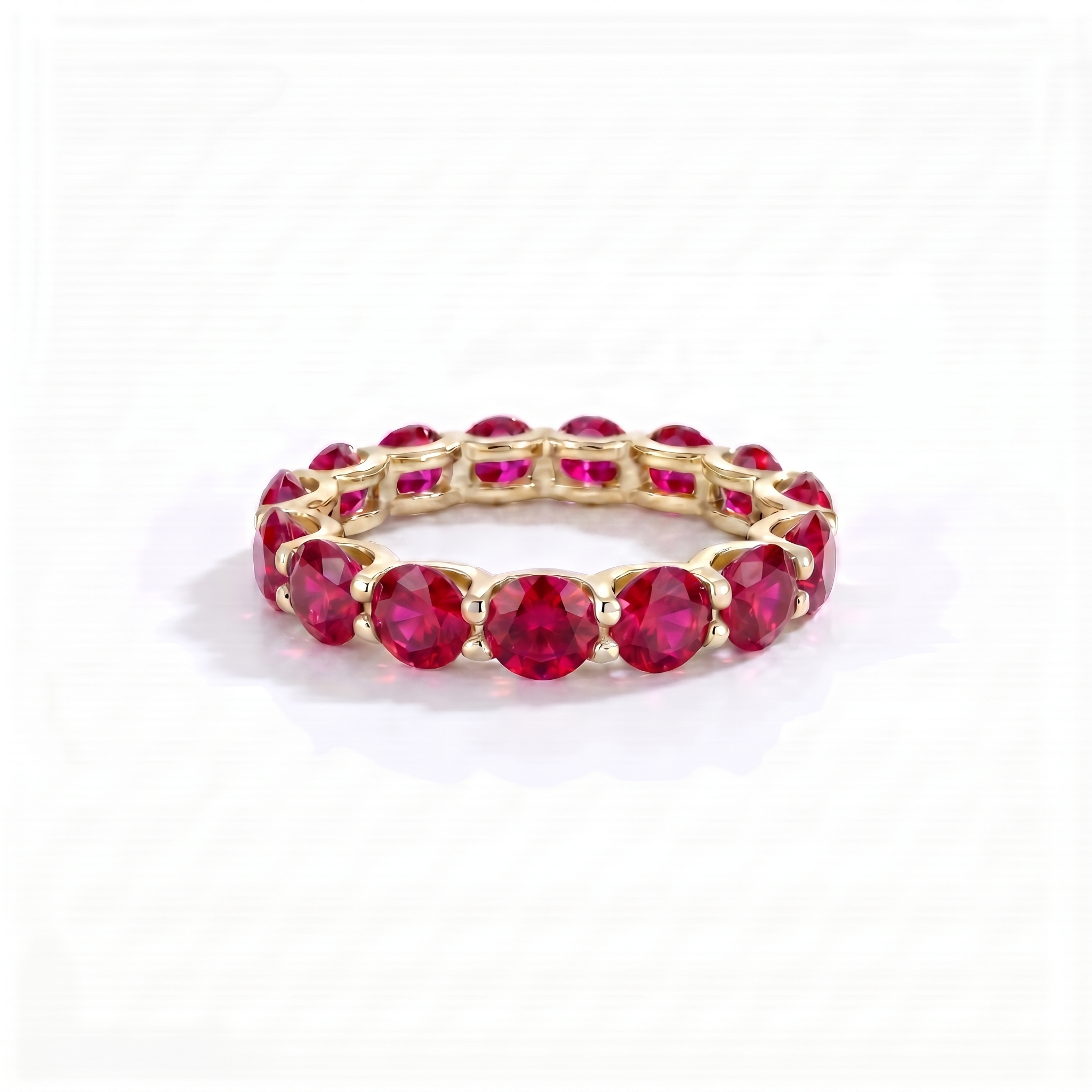 Linea Maxi Ring – Red Ruby