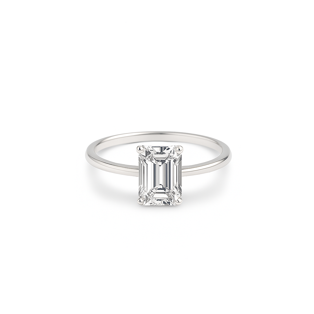 Nexus Solitaire Ring – White Diamond