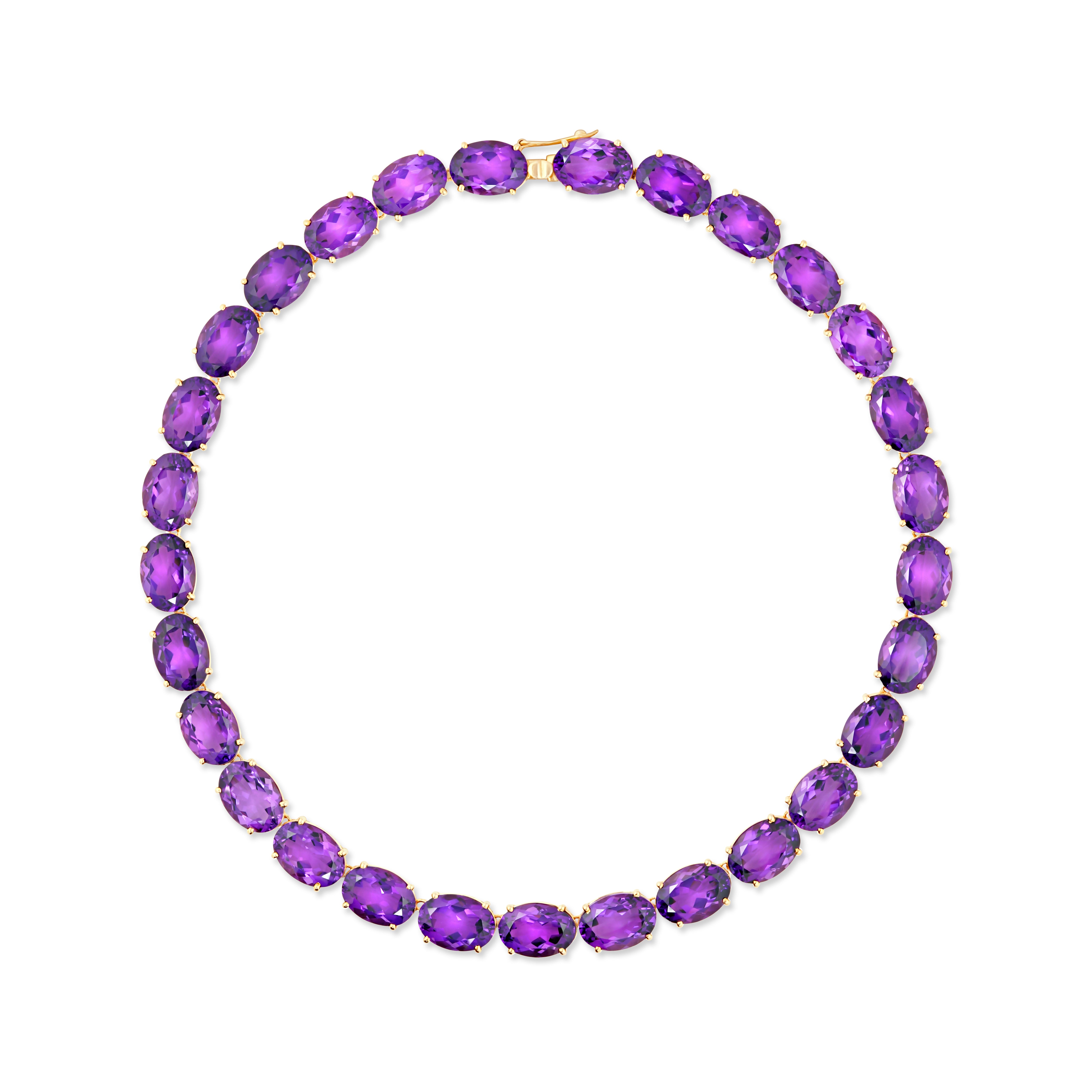 Velara Gala Necklace – Purple Sapphire