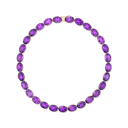 Velara Gala Necklace – Purple Sapphire