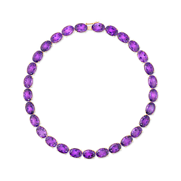 Velara Gala Necklace – Purple Sapphire