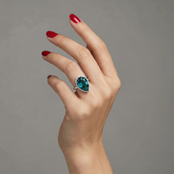 Teal Blue Spinel