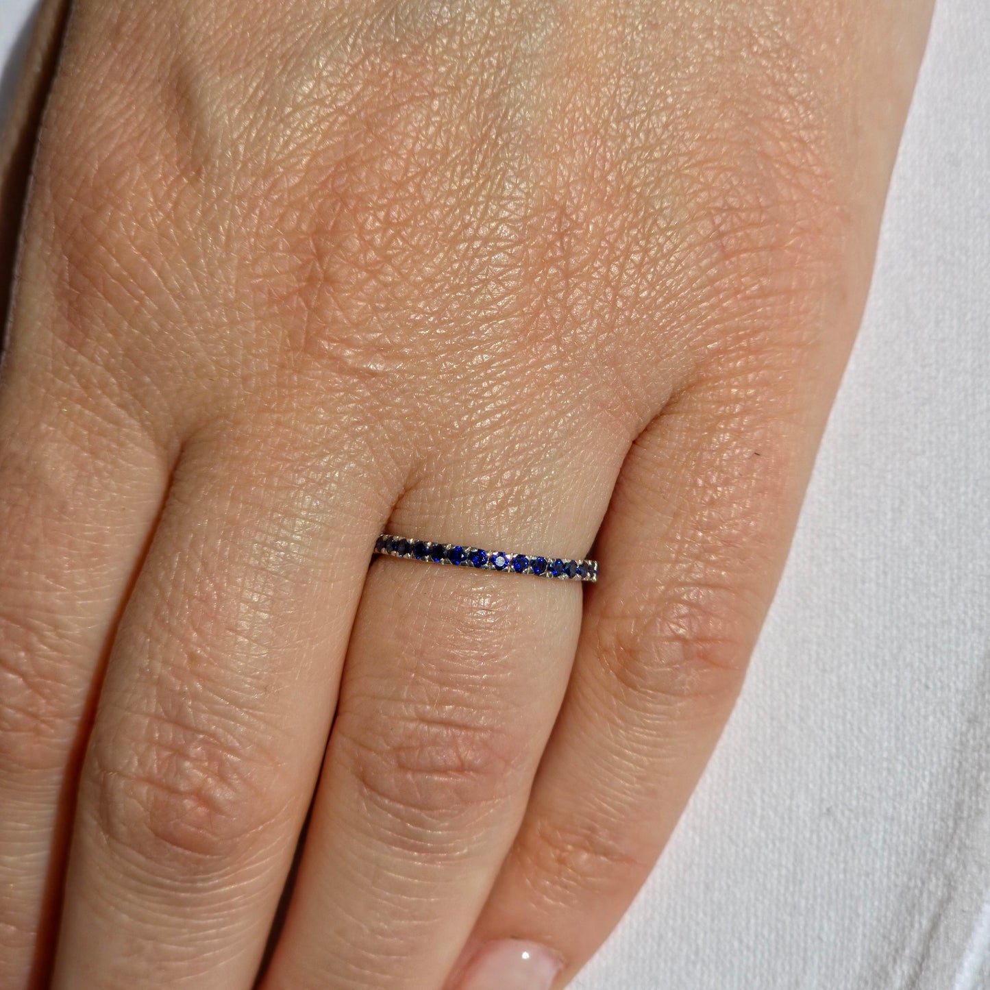 Linea Mini Ring – Purple Sapphire