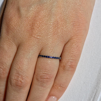 Linea Mini Ring – Purple Sapphire