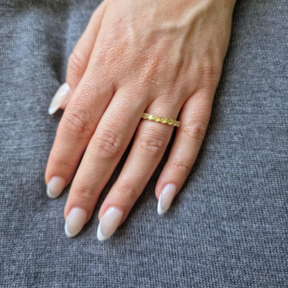Linea Grande Ring – Yellow Sapphire