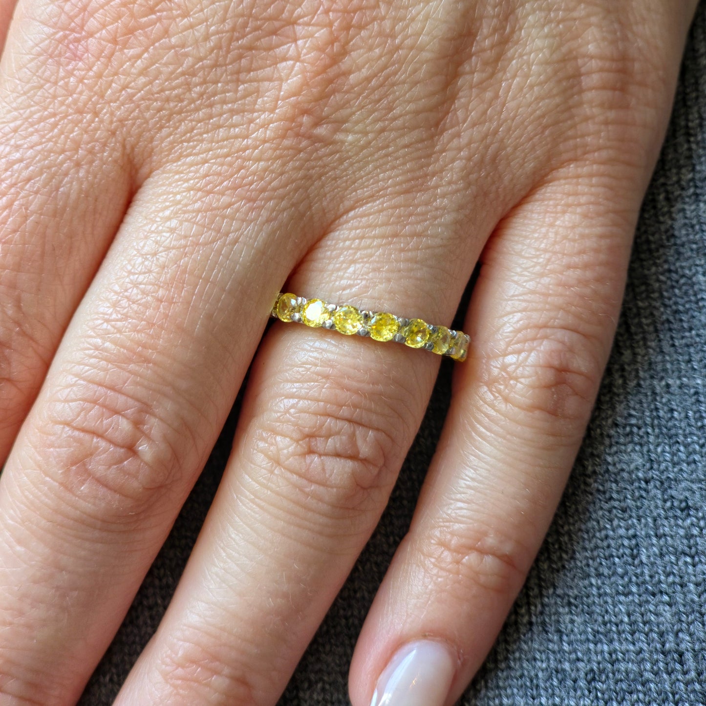 Linea Grande Ring – Yellow Sapphire
