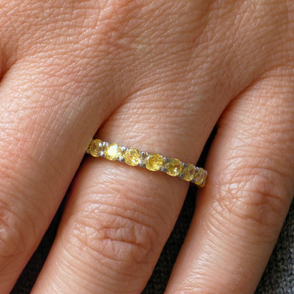 Linea Grande Ring – Yellow Sapphire