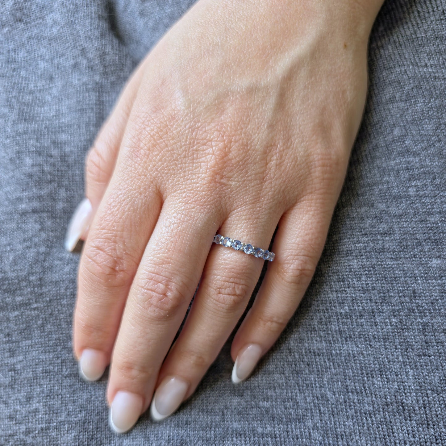 Linea Grande Ring – Light Blue Aquamarine