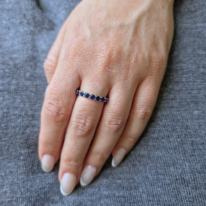 Linea Grande Ring – Blue Sapphire