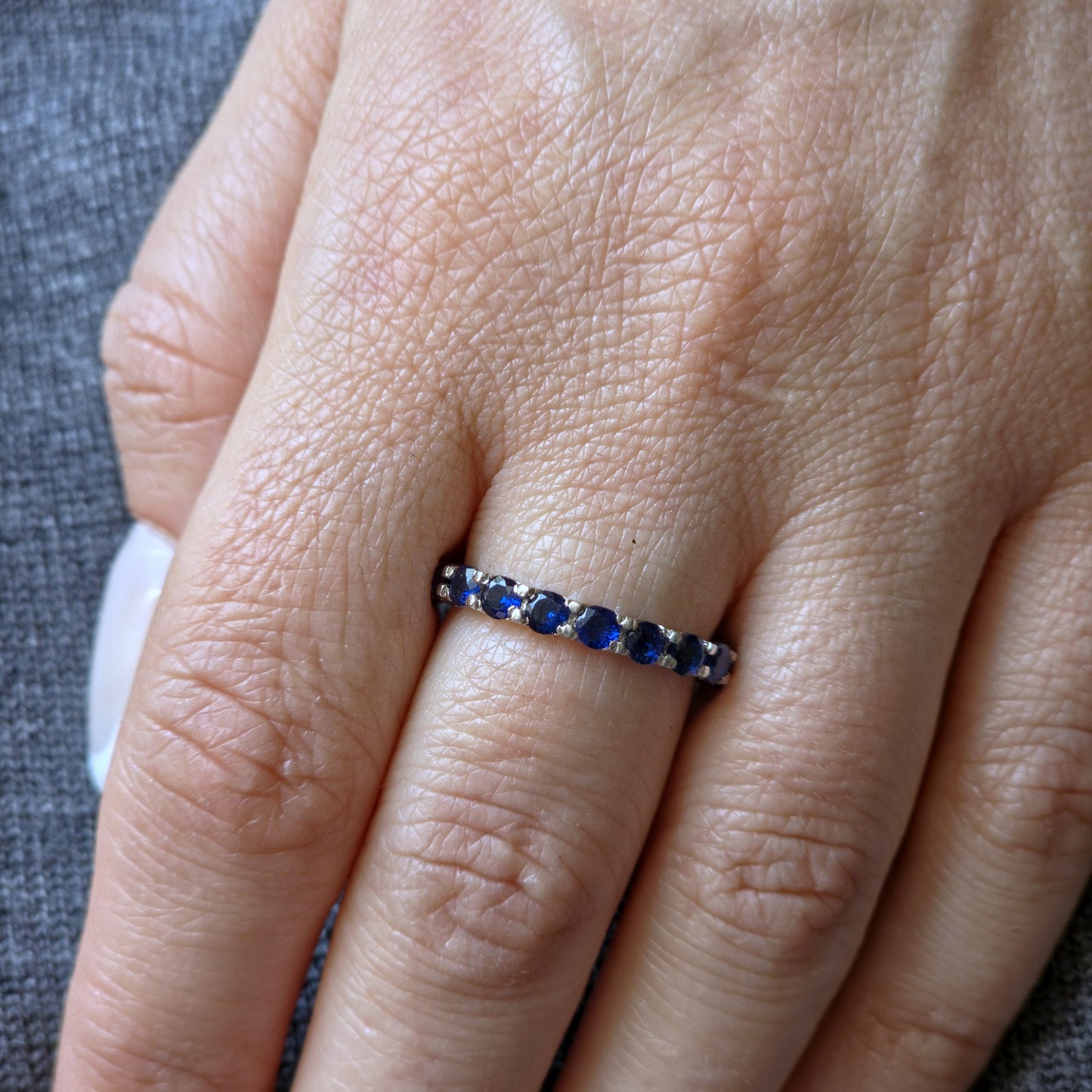Linea Grande Ring – Blue Sapphire
