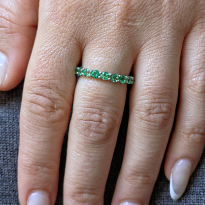Linea Grande Ring – Colombian Green Emerald