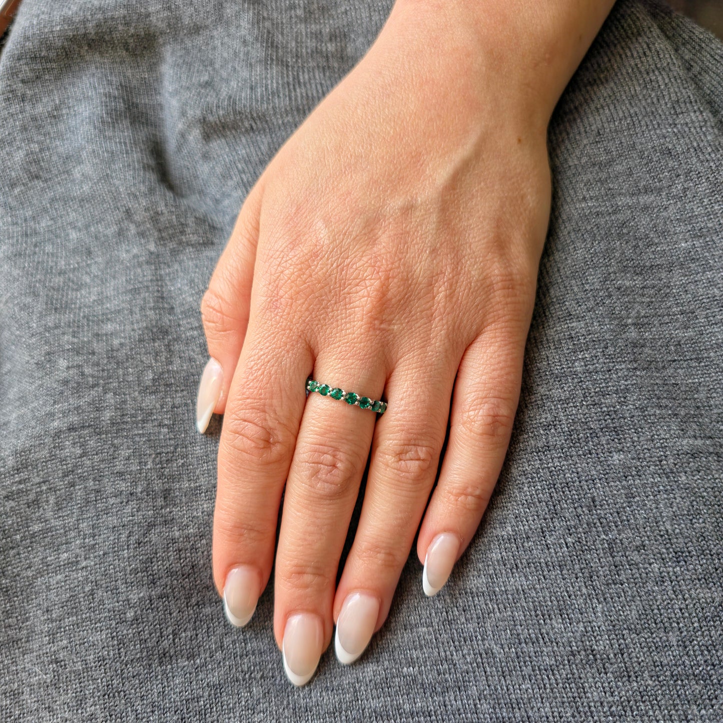 Linea Grande Ring – Zambian Green Emerald