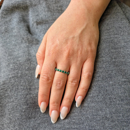 Linea Grande Ring – Zambian Green Emerald