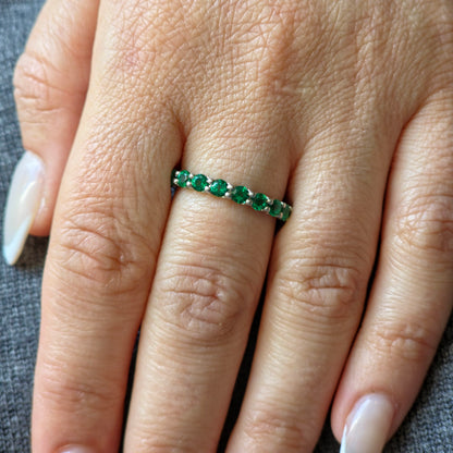 Linea Grande Ring – Zambian Green Emerald