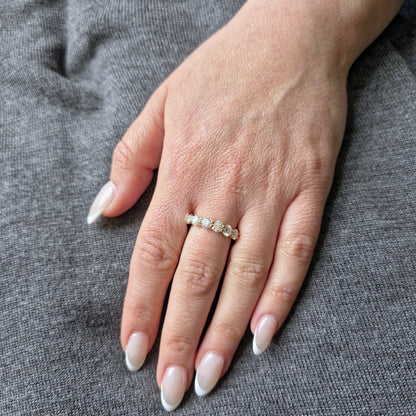 Linea Maxi Ring – Deep Red Garnet