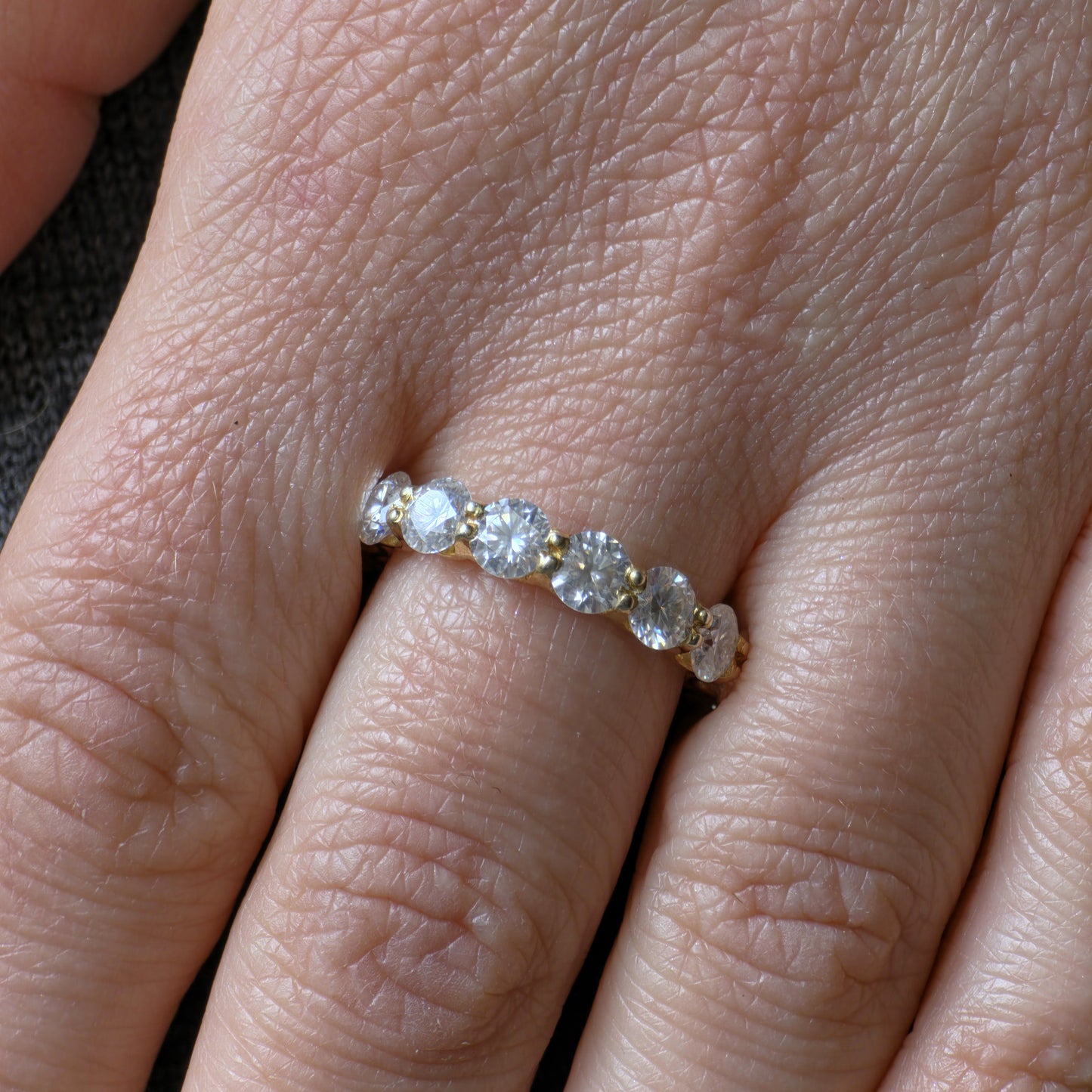 Linea Maxi Ring – White Diamond