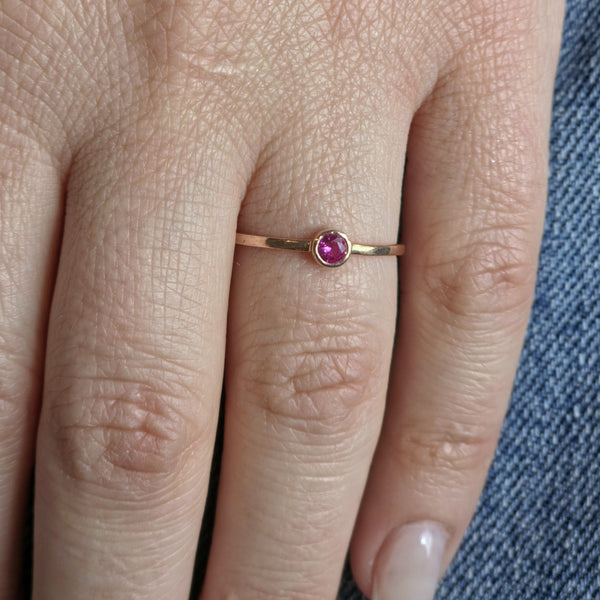 Vivid Pink Sapphire