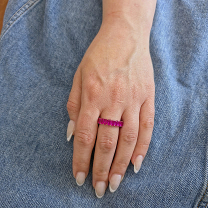 Nexus Eternity Ring – Red Ruby