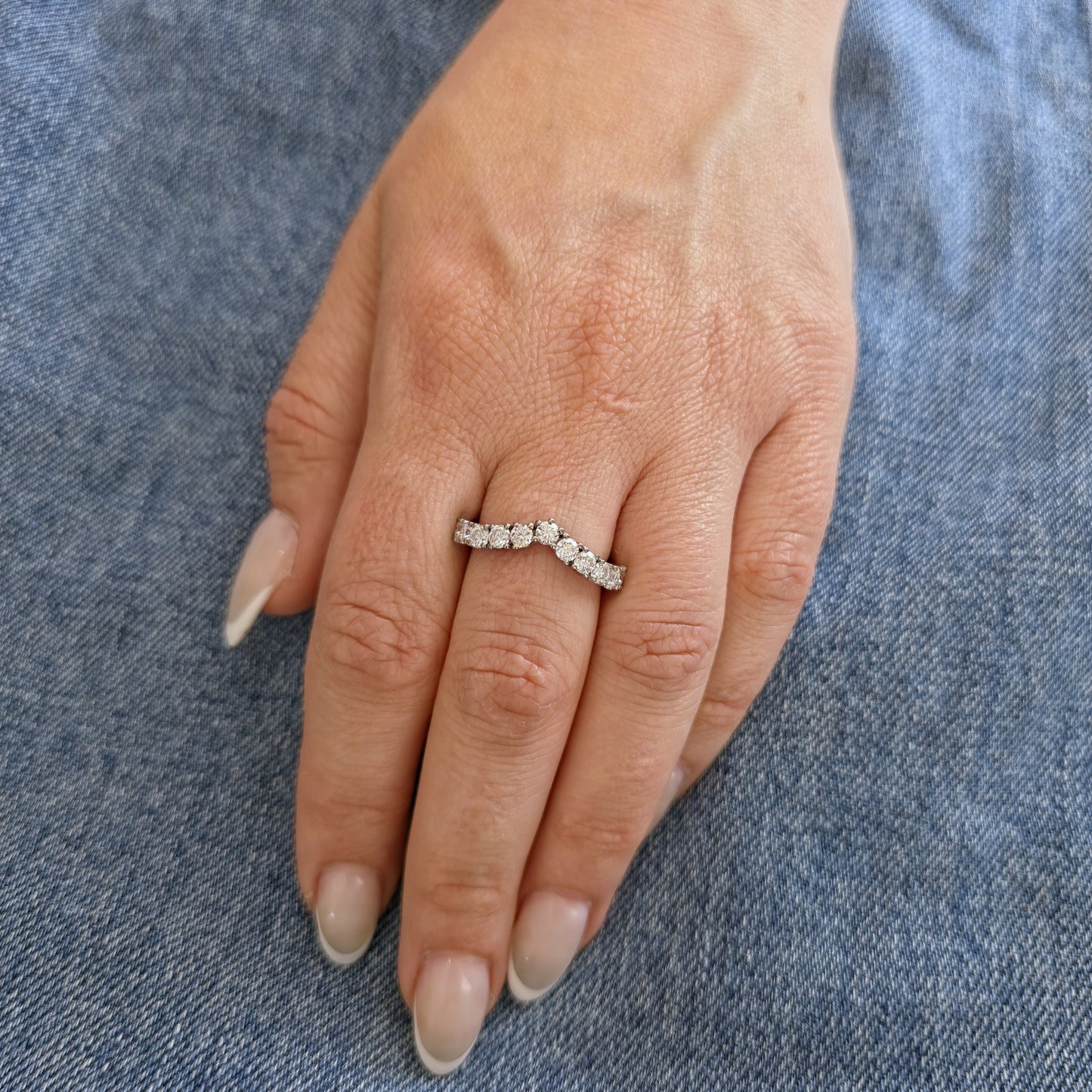 Linea V Demi Grande Ring – Yellow Sapphire