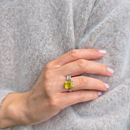 Nexus Open Ring – Red Ruby