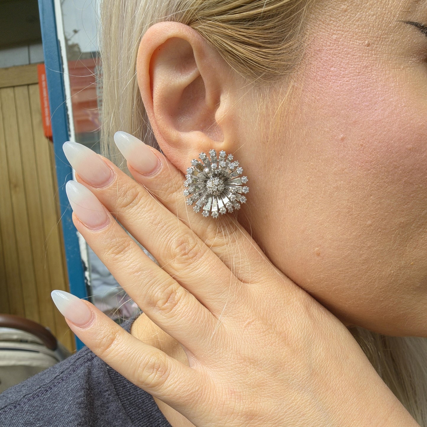 Juno Solaris Earrings – White Diamond