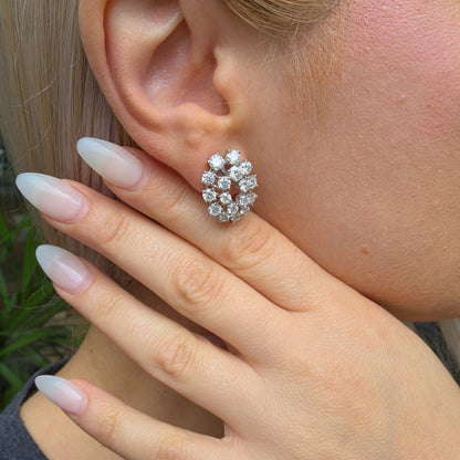 Nova Eclipse Earrings – Blue Sapphire